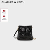 CHARLES&KEITH迷你菱格链条流浪包单肩包双肩包包女包生日礼物CK2-60782390