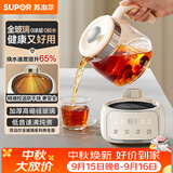 苏泊尔（SUPOR）养生壶 烧水煮茶恒温水壶调奶器 家用热水壶保温壶花茶壶电热水壶 全玻璃0胶水 1L SW-10Y05Q