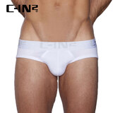 C-IN2 男士内裤经典精梳棉低腰透气三角裤cin2内裤男4013 100白色- 1条 M 适合2尺4-2尺5腰围（31-33码）