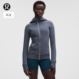 lululemon丨Scuba 女士拉链连帽衫 LW3JGYS 尘雾钻石灰/镜面银 S /6