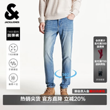 杰克·琼斯（JACK&JONES）男装夏季牛仔裤男弹力901修身裤子百搭男裤休闲男士牛仔裤四季款 牛仔蓝 第二批 34 180 W34/L32