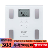 欧姆龙（OMRON）体重身体脂肪测量器HBF-214脂肪称体脂测量仪智能体重秤【不支持app】 HBF-214-W 【不支持APP】
