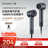 小适（showsee）【生日礼物】11万转高速电吹风家用风筒高浓度负离子护发速干低噪出差便携送女友生日大功率A18-GY