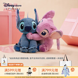 迪士尼（Disney）星际宝贝史迪奇安琪毛绒玩偶公仔抱枕压床娃娃生日情侣结婚礼物 史迪奇+安琪玩偶组合 赠礼袋