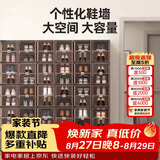 蚂蚁盒子鞋盒鞋子储物柜门口入户鞋柜封闭式多层家用免安装一体神器靠墙架