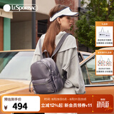 LeSportsac乐播诗新款包包女包旅游外出逛街轻便双肩包书包生日礼物 冷灰色