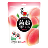 喜之郎蒟蒻果冻20gx6包共120g水蜜桃味0脂休闲儿童解馋小零食