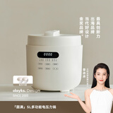 olayks立时电压力锅 双胆高压锅 圆满高压电饭锅家用多功能快煮智能预约电饭煲婴儿辅食锅 5L适用4-6人