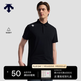 迪桑特（DESCENTE）DESCENTE迪桑特TRAINING系列男士吸湿速干D-TOUGH短袖POLO衫新品 BK-黑色 L (175/96A)