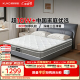顾家家居（KUKA）梦想垫PLUS 2cm天然乳胶床垫席梦思主次卧床垫梦想垫1016 1.5x2米