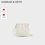 CHARLES&KEITH迷你菱格链条流浪包单肩包双肩包包女包生日礼物CK2-60782390