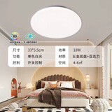 雷士（NVC）led吸顶灯18W白光 简约现代灯具卧室灯入户灯过道灯厨房灯阳台灯