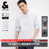 杰克·琼斯（JACK&JONES）26年男装短袖t恤男夏季新款纯棉休闲半袖T恤男士法斗犬狗重磅刺绣 本白色A06 XL (185)
