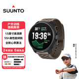 颂拓（SUUNTO）RACE 2户外训练旗舰腕表 越野铁三心率血氧运动智能手表 松烟棕