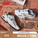 NEW BALANCE男女款复古网面秋季透气白色休闲老爹运动鞋530系列MR530SG 36