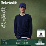 添柏岚（Timberland）官方男装卫衣新款户外休闲舒适透气毛圈布|A6JNU A6JNUZ02/深宝石蓝 S