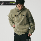 Mishkanyc26秋冬瞄准镜城市机能风上衣连帽拉链开衫卫衣男士通勤工装外套 M21500402M82E 军绿色 S