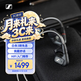 森海塞尔（Sennheiser）IE300 高保真HiFi音乐耳机有线耳机耳挂 入耳式耳机 黑色 礼物
