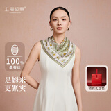 上海故事真丝丝巾100%桑蚕丝足12姆米中秋节礼物礼盒送妈妈长辈生日礼物女