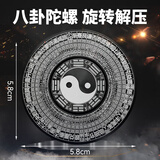 百里霜八卦指尖陀螺64卦罗盘黑科技解压玩具手指发泄神器儿童生日礼物