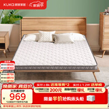 顾家家居 可折叠榻榻米椰棕床垫8cm偏硬薄垫 M0063A 180*200*8    