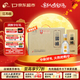 今世缘 淡雅国缘 幽雅醇厚型白酒 42度 500mL*4瓶 整箱装 中秋送礼白酒