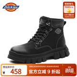 Dickies男士马丁靴时尚男靴舒适户外靴子皮靴男英伦风工装靴 黑色 42 