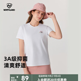 诺诗兰（NORTHLAND）女士速干短袖T恤夏季户外运动弹力抑菌t恤女