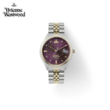 薇薇安·威斯特伍德（Vivienne Westwood）西太后乌梅紫日期显示女士手表送女友情人节礼物VV261BYSG