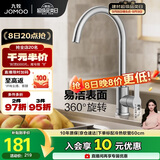 九牧（JOMOO）厨房水龙头304不锈钢洗菜盆360°旋转冷热双控龙头33221-748/7B-Z