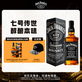 杰克丹尼（Jack Daniels）美国田纳西州 调和型威士忌 黑标礼盒装 700ml 节日送礼