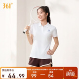 361°t恤女夏季新款运动polo衫速干休闲跑步健身短袖上衣662624111H-1