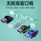 杜威克口哨专业裁判哨子无核篮球足球比赛训练体育老师专用黑海豚单只装