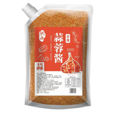 网尚蒜蓉酱500克蒜泥辣酱烧烤生蚝小龙虾调料商用烤茄子花甲扇贝酱料 香辣味