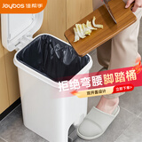 佳帮手脚踏垃圾桶10L家用2026新款双开盖厨房卫生间厕所客厅卧室带盖
