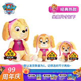 汪汪队立大功（PAW PATROL）汪汪队玩具毛绒全套狗狗玩偶公仔男女孩玩具旺旺队儿童生日礼物 经典款-天天公仔【需选尺寸】 中号-坐或站高约17~22.9CM