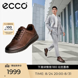 爱步（ECCO）正装鞋 增高牛皮休闲皮鞋男 雅仕男鞋系列207124 可可棕39