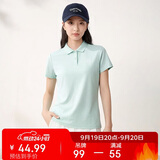 361°t恤女夏季新款运动polo衫速干休闲跑步健身短袖上衣662624111H-3