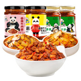 饭扫光 下饭菜 970g四瓶   拌饭拌面调味料    榨菜酱菜咸菜 牛肉酱