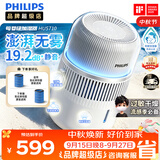 飞利浦（PHILIPS）加湿器家用卧室母婴专用静音除菌无雾空调孕妇婴幼儿小型桌面大容量焕新补贴生日礼物中秋节礼品 【母婴无雾加湿-加赠装】加湿滤网组合装 静谧白