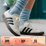 adidas「T头鞋」VL COURT CLASSIC板鞋德训鞋男女阿迪达斯轻运动 汉玉白/黑色/树脂黄   42.5
