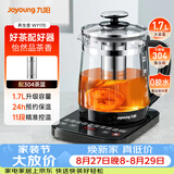 九阳（Joyoung）0胶水养生壶煮茶器煮茶壶11段温控24h预约保温 1.7L玻璃花茶壶 恒温冲奶电水壶 WY170