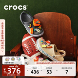卡骆驰（CROCS）贝雅卡骆班洞洞鞋轻便耐磨一脚蹬男休闲鞋女鞋时尚沙滩鞋|205089 黑色/白色-066(含智必星) 43 (270mm)