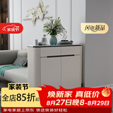 范美仑（family）鞋柜家用门口玄关柜进门隔断客厅轻奢入户高端双面2025新款柜子 100*34.5*99cm鞋柜 | 黑【范美仑专享】