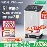 氧精灵5L升医用制氧机家用吸氧机老人专用家庭氧气机带雾化国家补贴