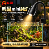 鸣固南美缸射灯 循环定时 三色变光 鱼缸雨林缸照明水草小型照明灯 鱼缸灯 3W伸缩调焦 RCZY2068 