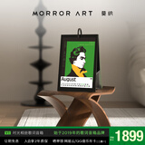 MORRORART 莫纳 Y1时光相册歌词音箱无线蓝牙音响悬浮字幕家用桌面日历电子相框智能生日礼物国家补贴基础款