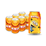 百事可乐美年达 大气橙味汽水碳酸饮料330ml*6听 新老包装随机