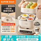 苏泊尔（SUPOR）电炖锅 煲汤锅电炖盅隔水炖辅食陶瓷燕窝家用全自动多功能锅蒸炖一体2.5L分体可拆新款DZ25YC889