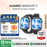 华为（HUAWEI）智能手表WATCH FIT 5【中秋佳礼】蓝牙通话轻薄大屏长续航运动手表送礼首选【华为官方授权】 【FIT 5】韵律黑 氟橡胶表带 【官方正品 原装速发】